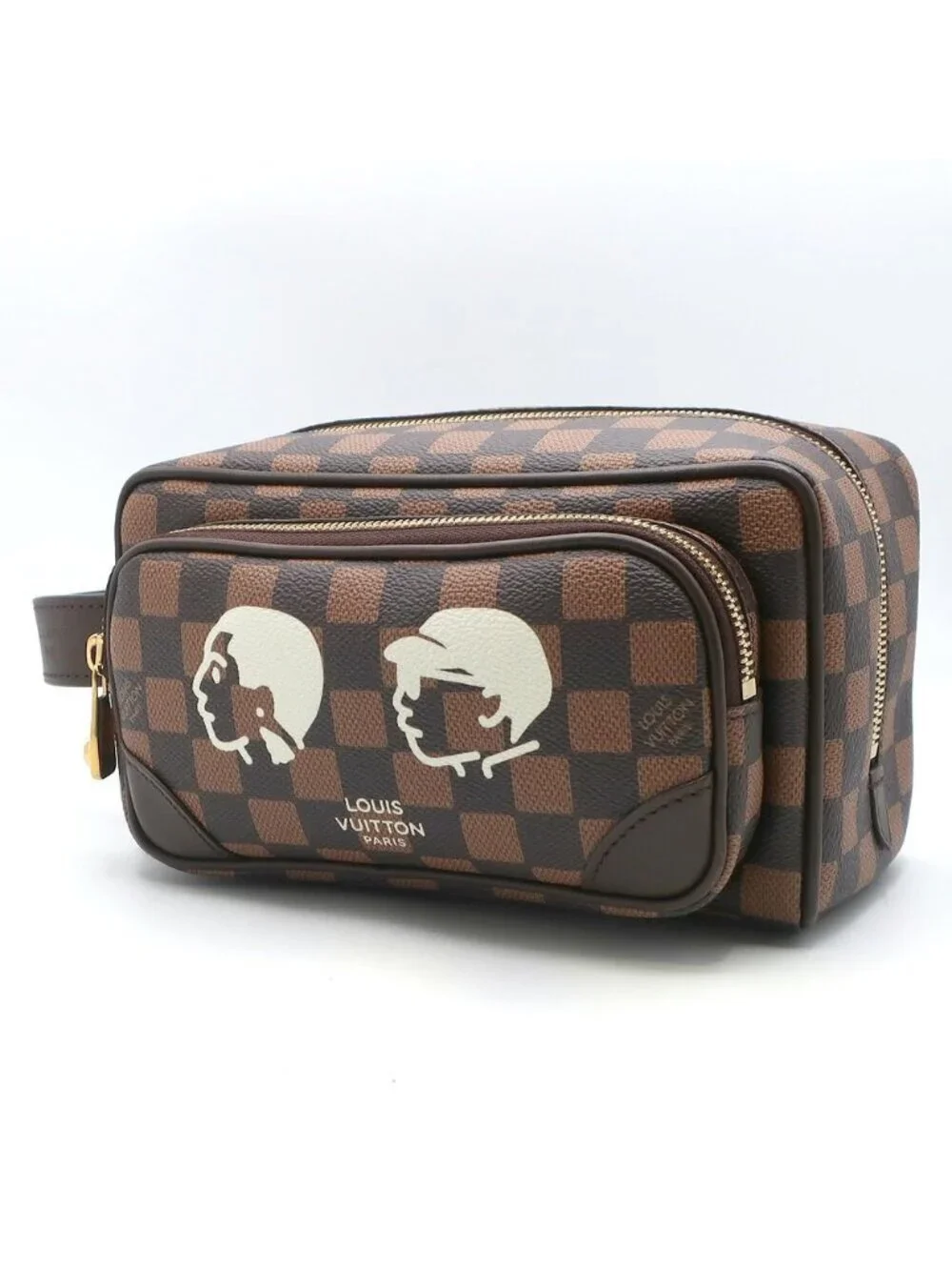 Louis Vuitton Ten Friendship Dopp Kit Brown Handbag